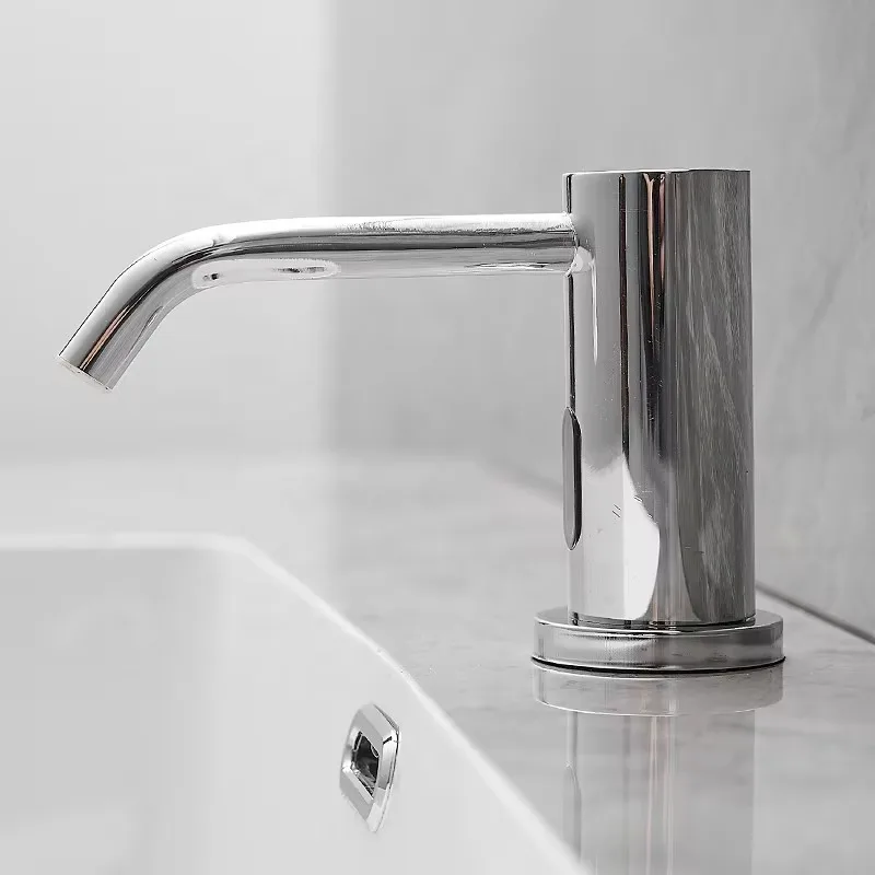 الشركة المصنعة المورد التلقائي موزع الصابون السائل الاستشعار رغوة موزع صابون اليد آلة المطهر للحمام #4