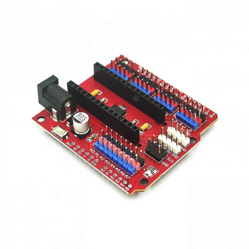 2~100Pcs NANO UNO Multipurpose Expansion Board Blue Board/Red Board/Row Pin Multipurpose Expansion Module