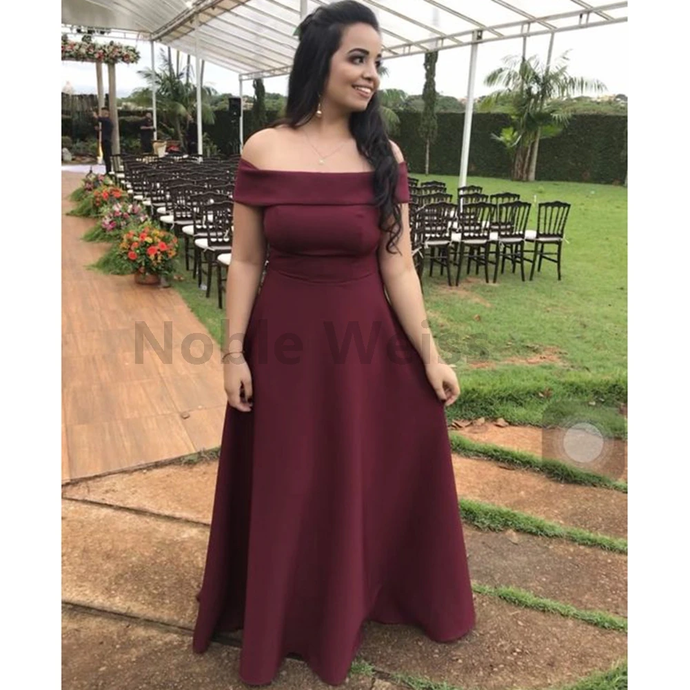 فستان سهرة أنيق بدون حمالات على شكل حرف A بطول الأرض فستان رسمي مخصص