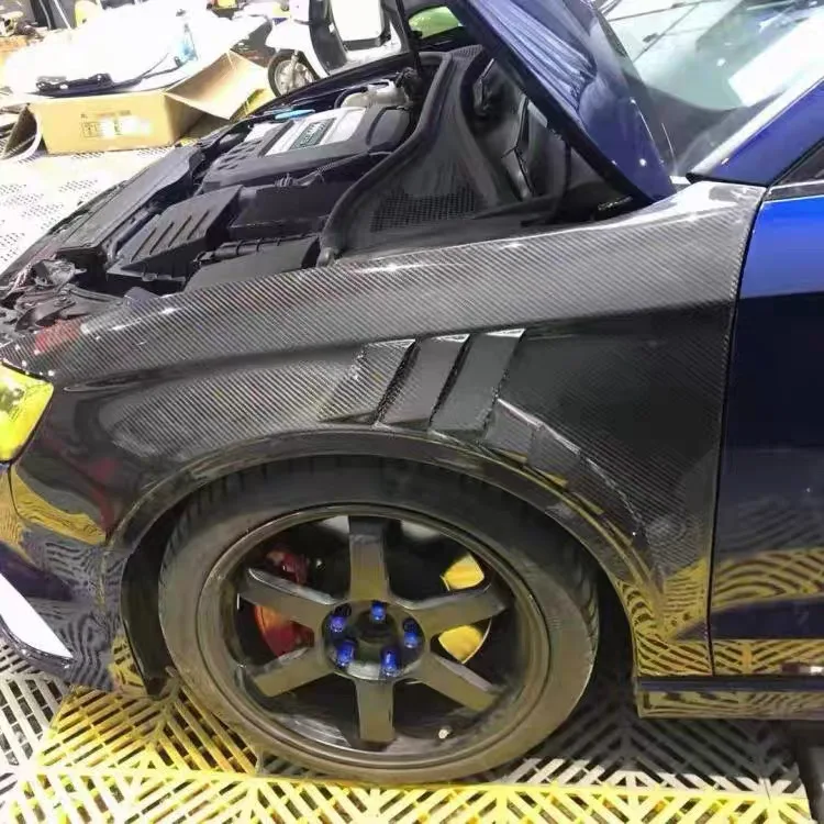 Wysokiej jakości błotnik samochodowy z włókna węglowego do A3 S3 RS3 2014-2020, modyfikowane części samochodowe
