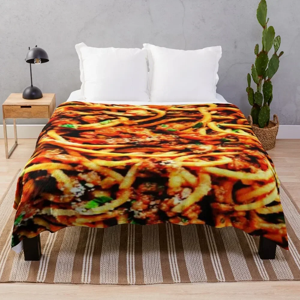 

Spaghetti Throw Blanket Single Large Flannels Blankets For Sofas Blankets