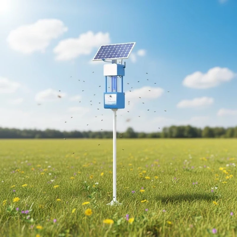 Agricultural Internet of Things Solar Insect Control Light 4G WiFi UV LED Pest Control Light