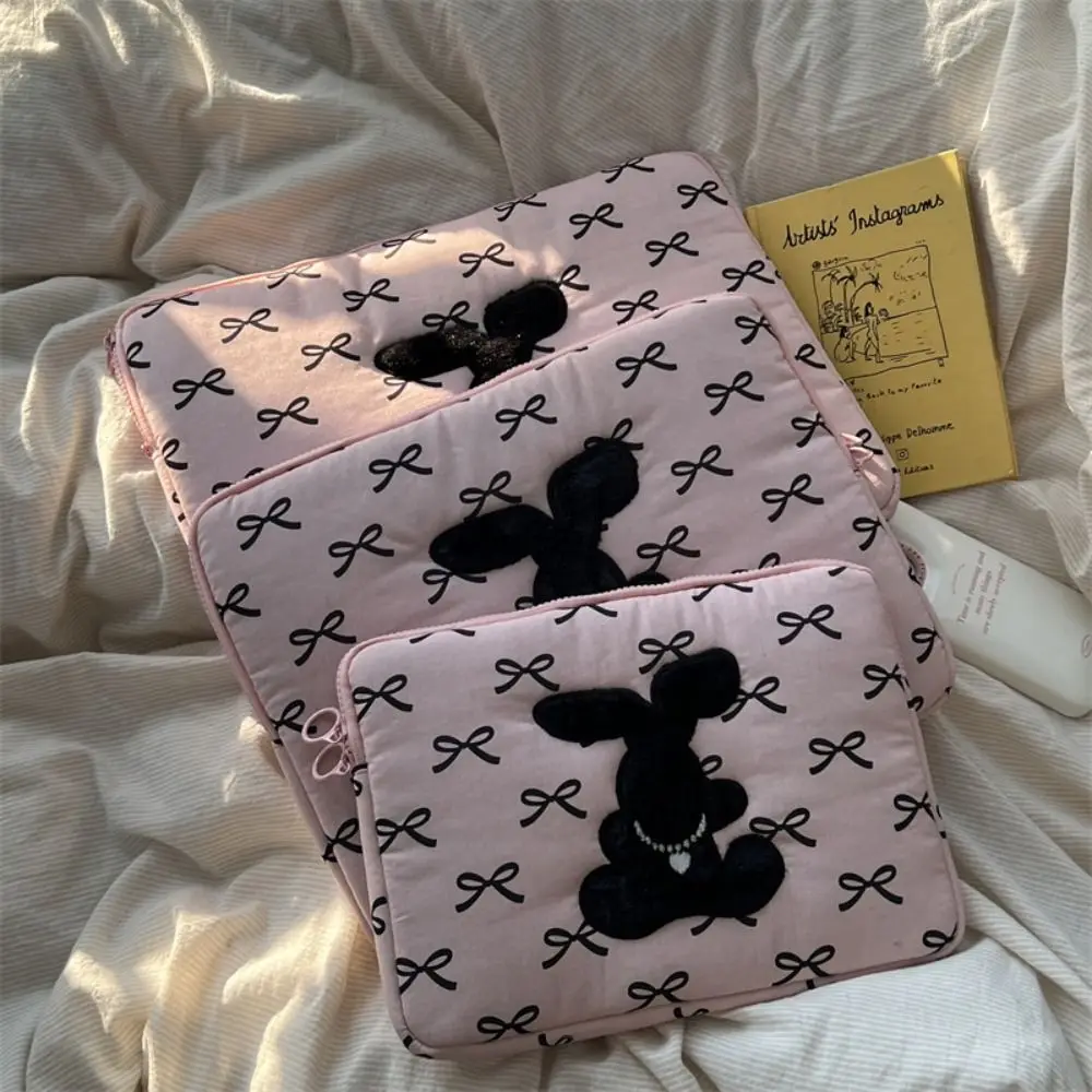 

New 11/13/15.6 inch Laptop Sleeve Case Cartoon Rabbit Notebook Cover Shockproof Large Capacity Tablet Protective Pouch