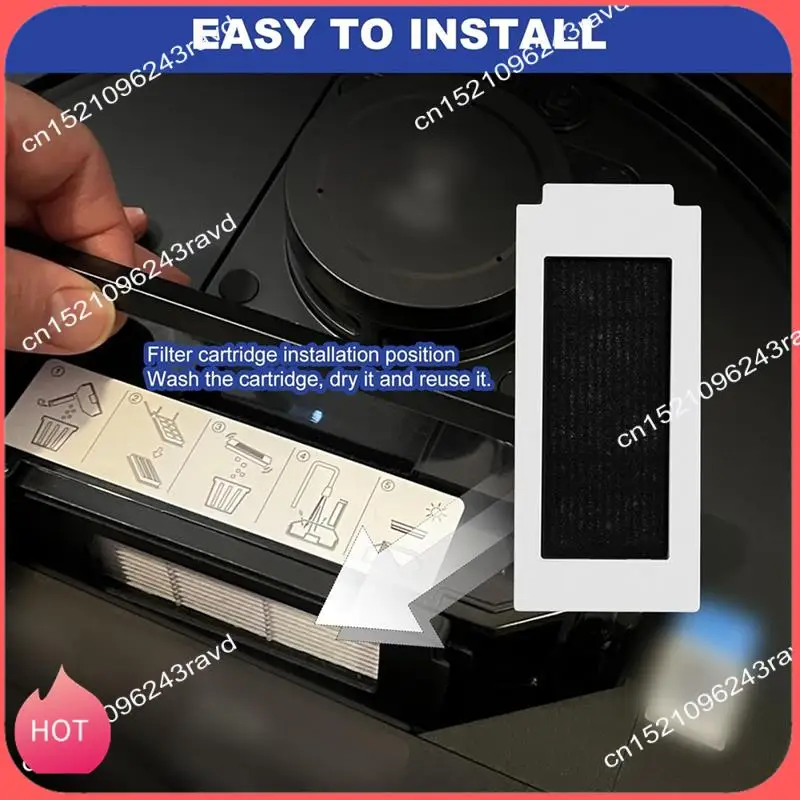 

HOT-For Ecovacs DEEBOT T30S/ N30 PRO Omni/ N30 Omni Robot Vacuum Cleaner Main Side Brush Hepa Filters Mop Pads Dust Bags