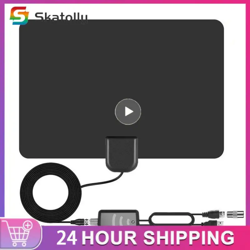 Mile Smart TV Antenna 8K 4K DVB-T2 HDTV Digital Antenna Spider Indoor Car Antenna with amplifier for Free Channel Broadcast