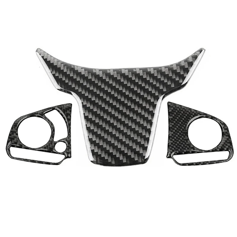 

Car Steering Wheel Cover Trims Accessories Carbon Fiber Look For Honda Civic 10Th 2016 2017 2018 2019 2020 2021