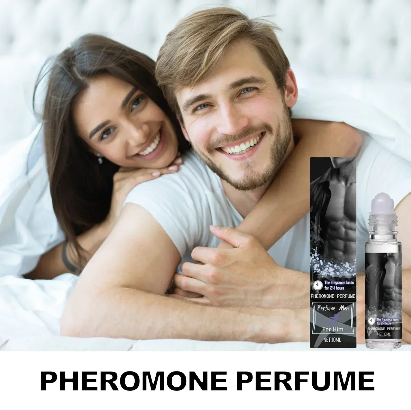 Minyak parfum untuk pria wanita, Set parfum seks portabel tahan lama uniseks feromon Solid Cologne