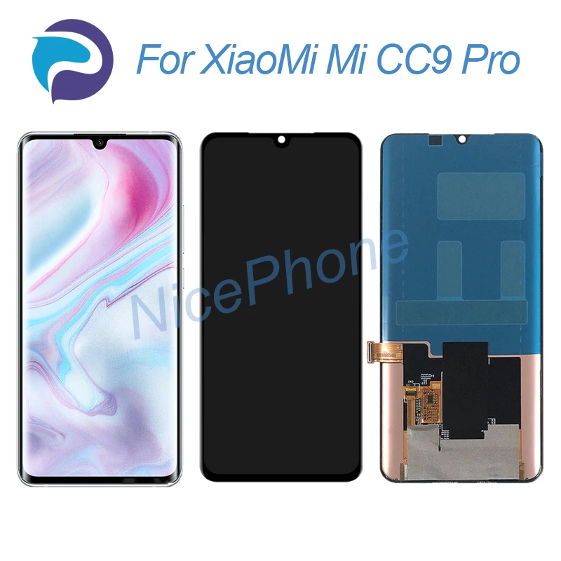 For XiaoMi Mi CC9 Pro LCD Display Touch Screen Digitizer Assembly Replacement 6.47