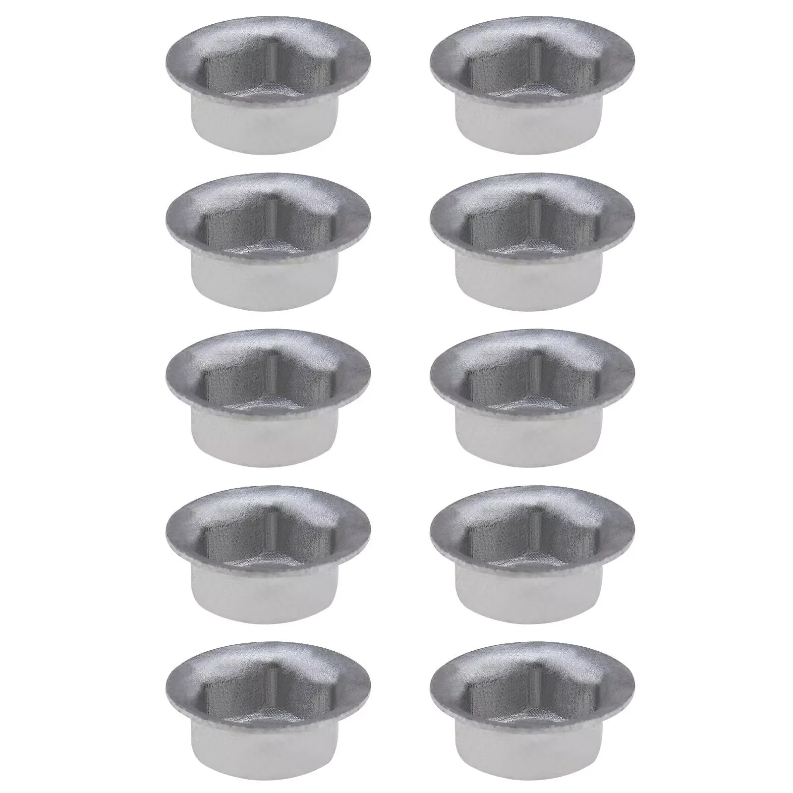 10-Pack Exhaust Heat Shield Nuts Metal Insulation Panel Fasteners with Washers for Ford Mondeo Focus Fiesta C-Max - Automotive