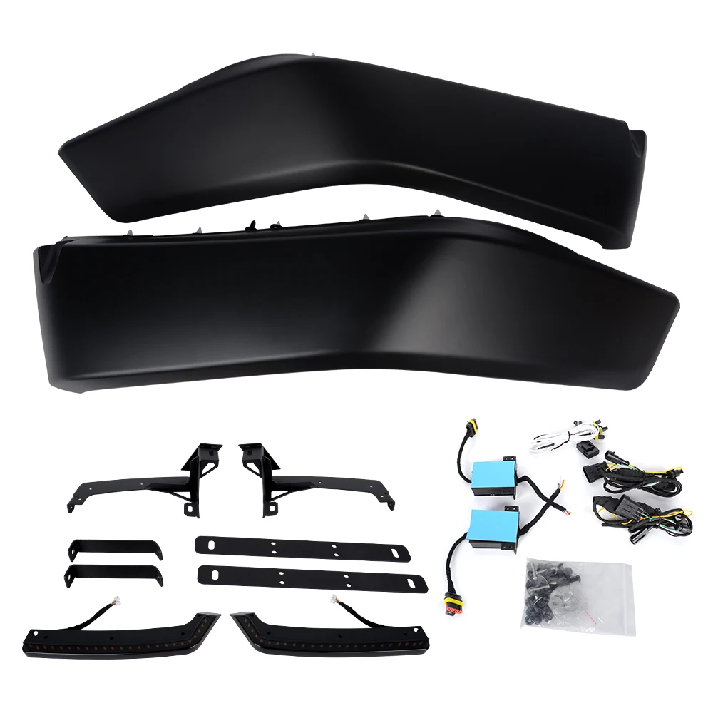 

Новые расширители крыльев в стиле JL с подсветкой крыльев для Jeep Wrangler JK 07-17 4X4, автозапчасти