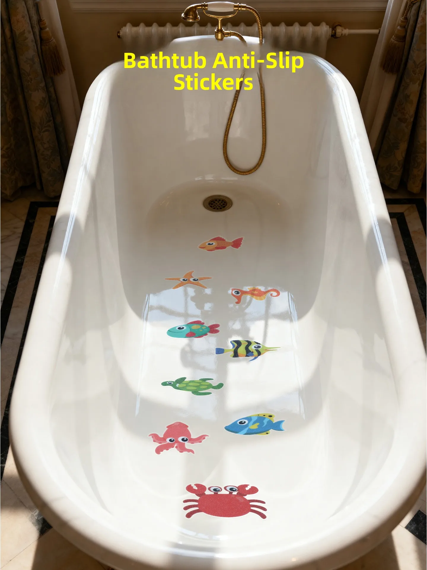 

Non-Slip Bath Mat Inner Wall Stiers Batoom Anti-Slip Cartoon Pad Dots Frosted Self-Adhesive Waterproof Wear-Resistant Flo...