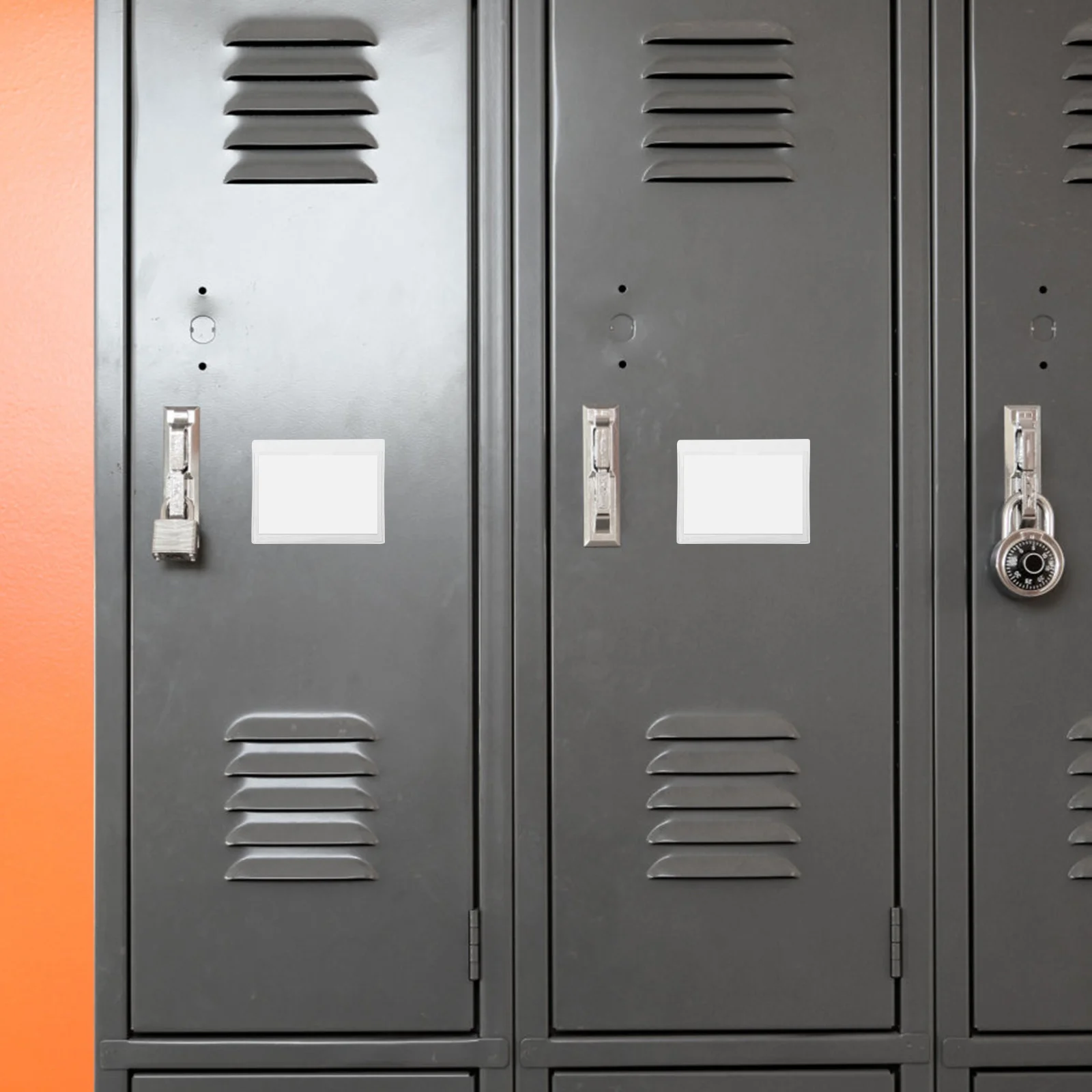 

50Pcs Self Adhesive Business Card Organizer Clear Label Holders Antiwear Material for Long Lasting Use