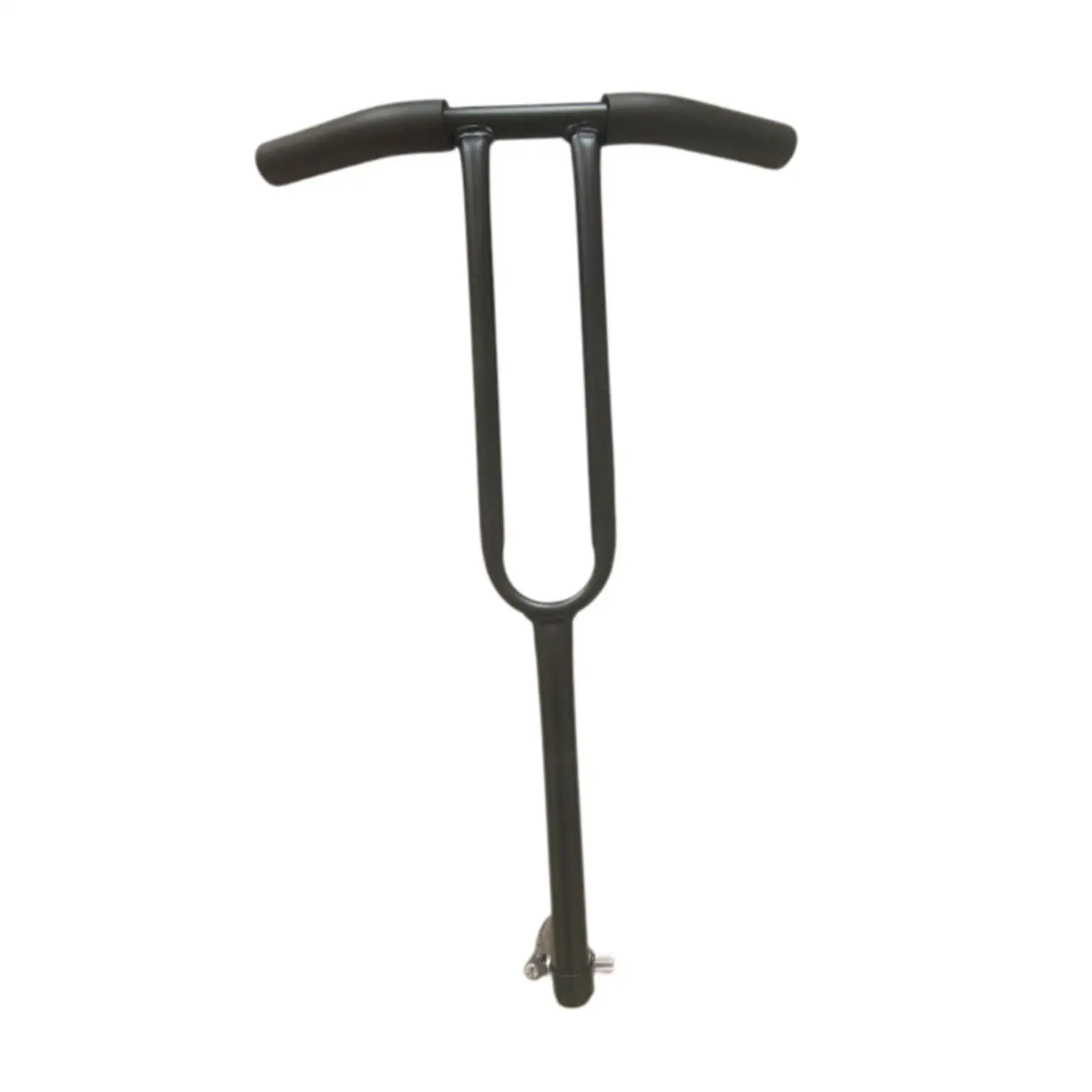 Durable Iron Kids Tricycle Push Handle Rear Steering Bar Comfortable Double Grip for Children Balance Bike