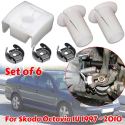 For Skoda Octavia 1U 1997 -2010 Gear Selector Wiring Lock Washer Shift Relay Lever Slide Bushing Kit Sliding Shoe Bearing Socket