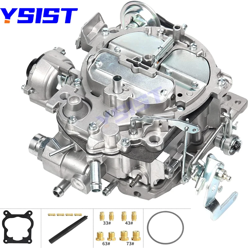 

4 Barrel Carburetor for Rochester Quadrajet 4MV 1904R 1906R Carb Vacuum Secondary 750 CFM GMC Chevy Chevrolet Cadilla Trucks