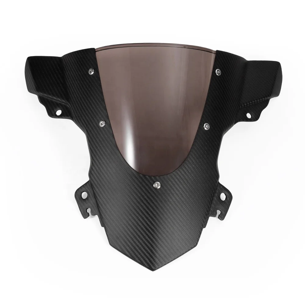 

Motorcycle Universal 100% Full Carbon Fiber Windscreen Windshield for S1000RR 2015-2018 Black Motorcycle Windshield