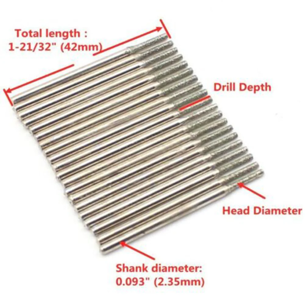 

High Quality Diamond Drill Bit Tools Saw Cutter Stone Carving Wear Resistance Coated Core Diamond For Gemstone