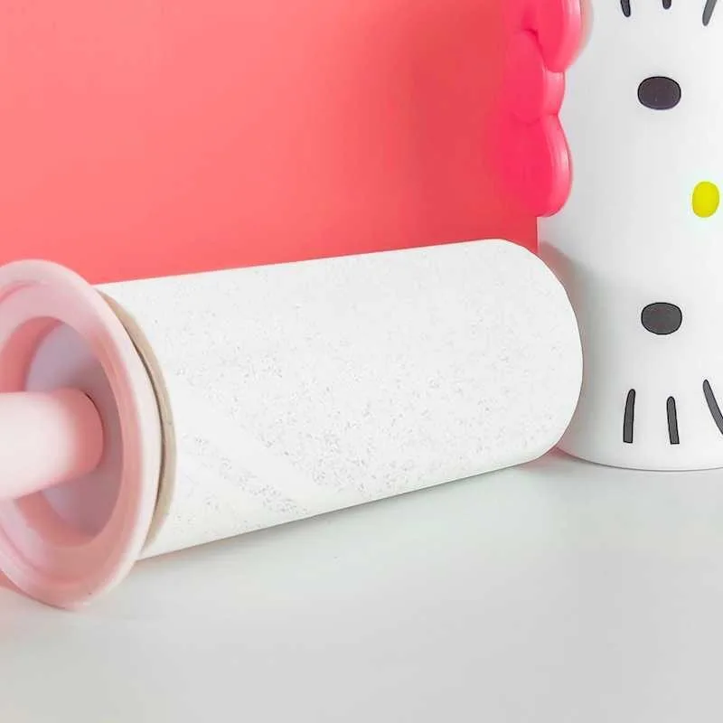 New Sanrio Hello Kitty Kawaii Cartoon Hair Stick Device Roller Rolling Paper Tearable Replace Household Use Convenient Portable view 5