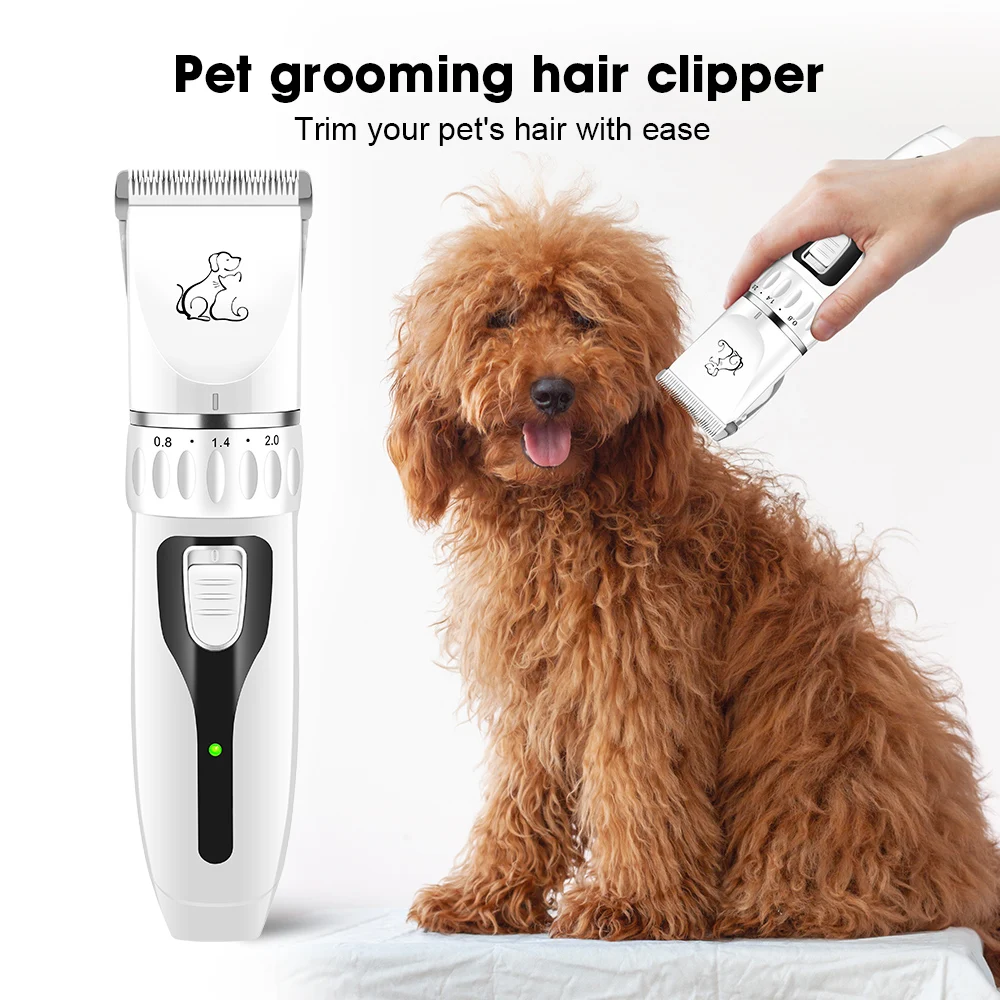 

Триммер для стрижки волос и машинка для стрижки домашних животных. Несколько вариантов зарядки. Сменный аккумулятор. Малошумный дизайн. Подходит для маленьких и больших животных.