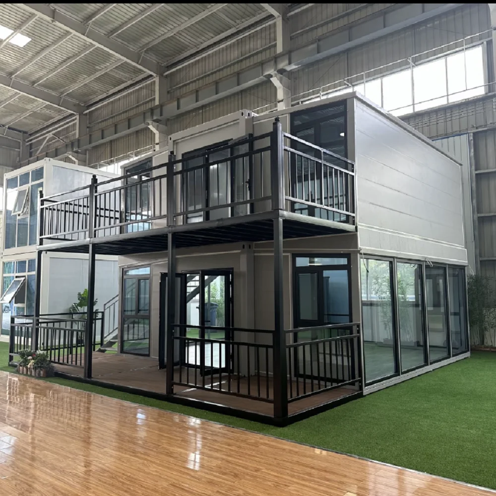 منزل حاوية فيلا فاخرة 20 قدم 40 قدم حاوية قابلة للطي منزل قابل للتوسيع جاهز حديث صغير حاوية تصميم مخصص للمنزل #2