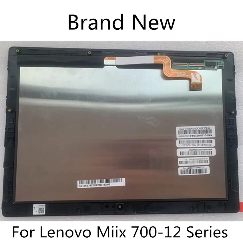 

Original NEW Laptop lcd led screen display For Lenovo Ideapad miix 700 Miix 700-12ISK 80QL Assembly M5-6Y54