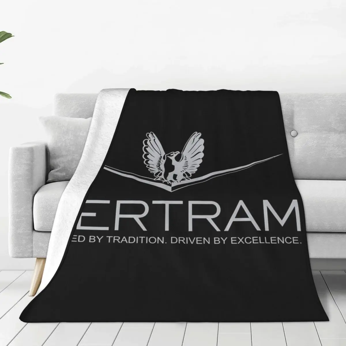 Betram Yachts Fishing Yacht Boats Four Seasons Universal Blanket Travel Can Be CoveredChristmas Present