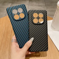 Carbon Fiber Case For Xiaomi Poco X7 Ultra Thin Hard PC Shell Poco X6 X6 Pro Anti Fingerprint Back Protection Fundas Poco X7 Pro