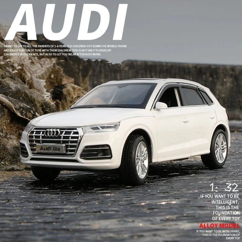 1:32 Audi Q5 Suv-Legering Automodel Diecasts Metalen Speelgoedvoertuigen Auto Model Simulatie Geluid En Licht Collectie Kinderen Speelgoed Geschenken