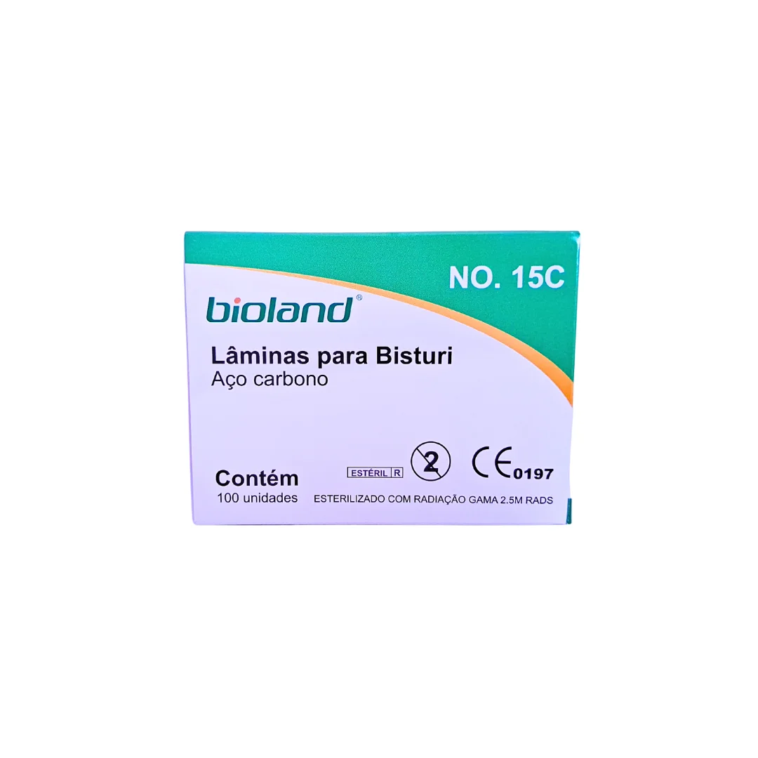 Bioland Carbon Steel C/100 und Scalpel Blade N 15C