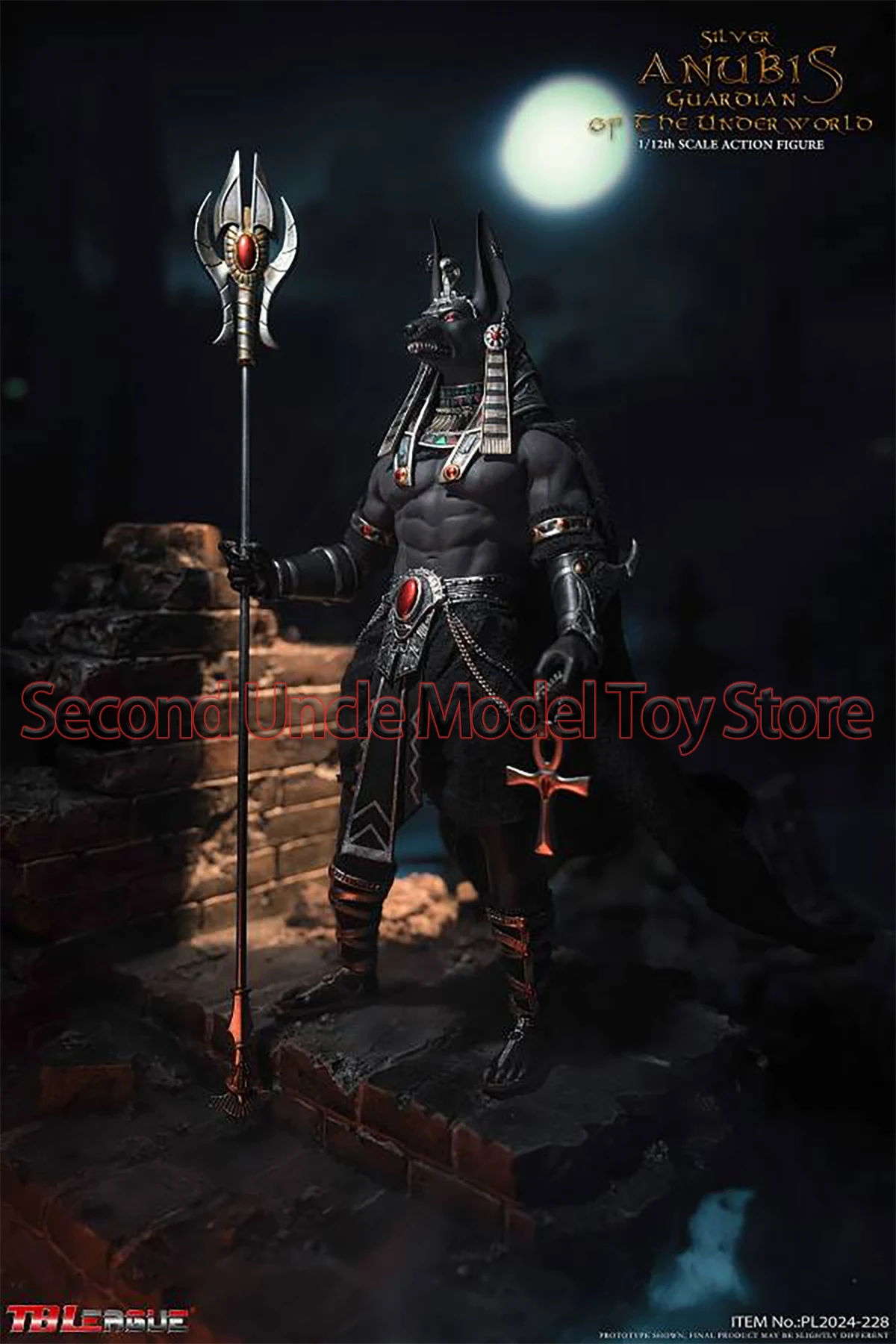 

TBLeague PL2024-228 1/12 Scale Anubis Guardian of The Underworld Full Set Model with Display Base 6'' Action Figure Toys