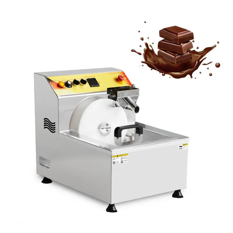 110V 220V 12.5L Chocolate Tempering Machine Commercial Chocolate Furnace Automatic Chocolate Melter Stainless Steel SnackS