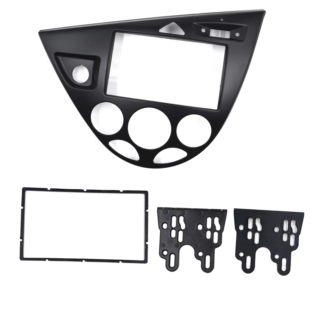 Ford Fiesta 1995-2001 Focus 1998-2004 스테레오 패널 트림 키트 페이스 프레임 LHD 재조정 설치용 2Din 7 인치 라디오 Fasica