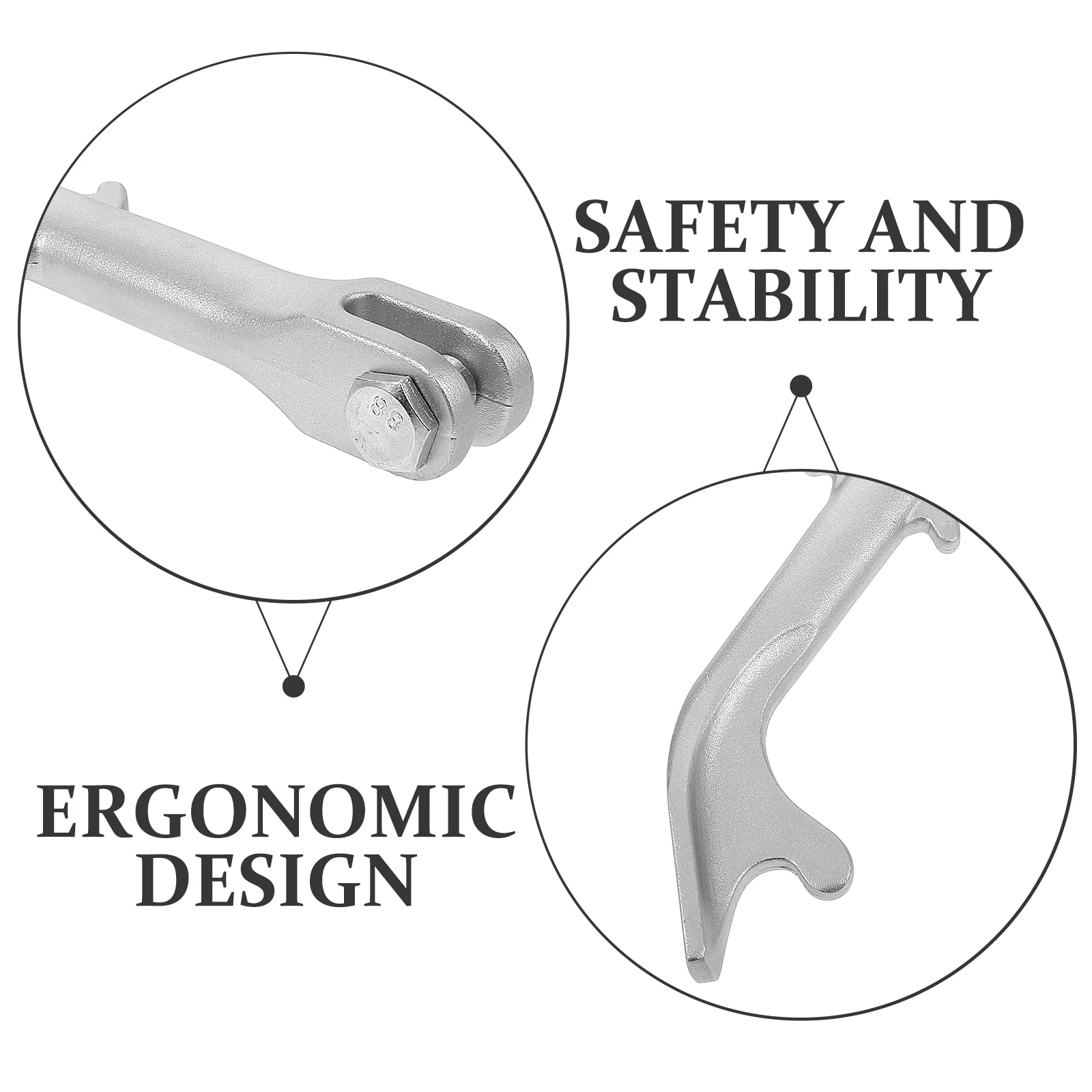 

Motorcycle Side Kickst Foldable Electric Scooter Replacement Adjustable St Strong Metal Non Slip Suitable Most Models Easy