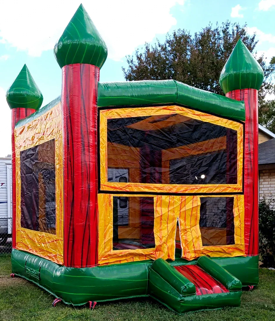 

10x10 Inflatable Bouncy Castles 13x13ft Jumping Bouncer with Basketball Hoops for Sale Bounce House Inflatable
