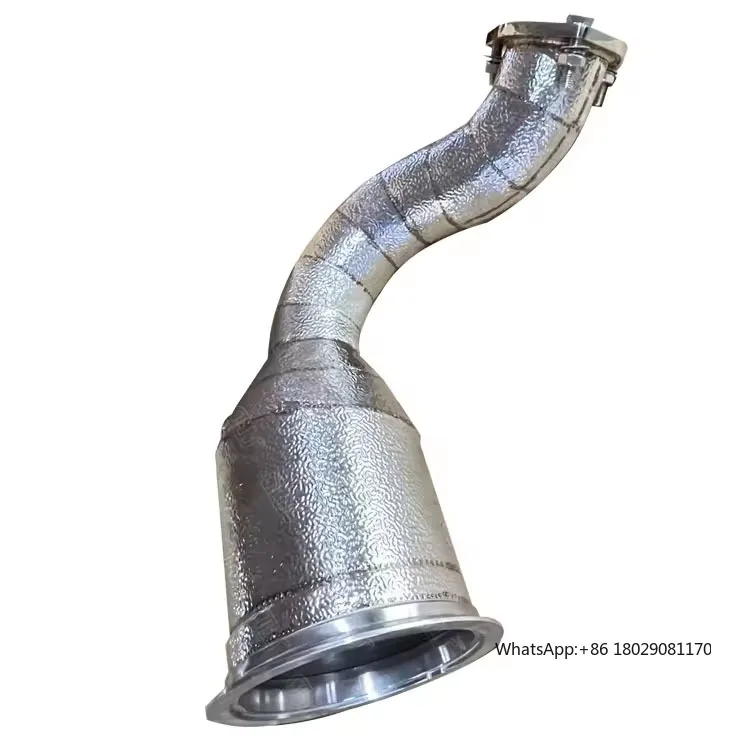 

xinaote 200 Cell Race Downpipe for Porsche 9Y0 Cayenne 3.0T 2018+ NON-OPF With Heat Shield 2019 2020