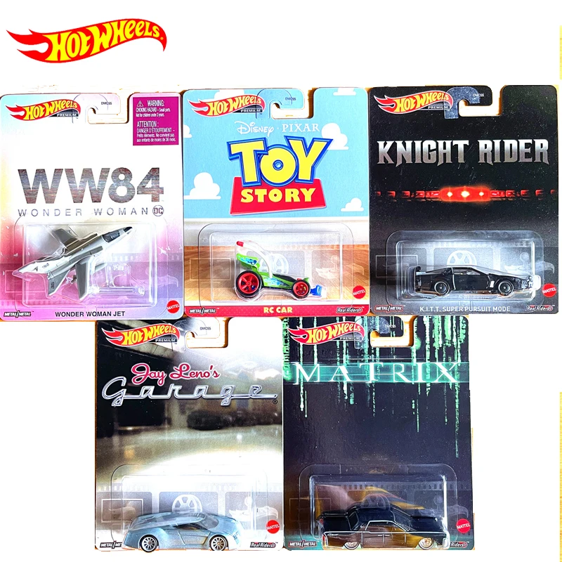 Original Hot Wheels Premium Car Retro Entertainment Diecast 1:64 Voiture WW84 Jet Jay Leno\'s Garage Boys Toys for Children Gift