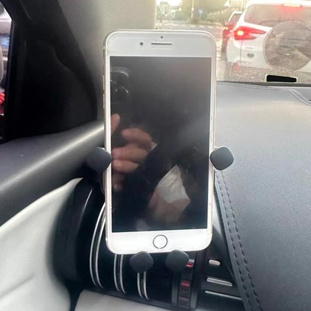 Uchwyt na telefon Air-outlet stojak do montażu nawigacja GPS uchwyt na telefon akcesoria do wnętrza BYD ATTO 3 — zdjęcie 3