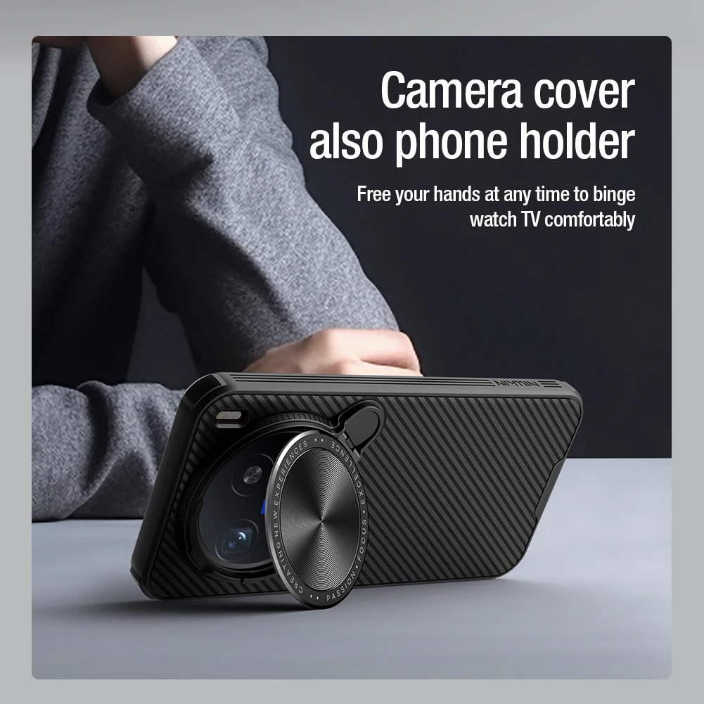 

Nillkin For Vivo X200 Pro mini 5G Case Hard PC Camshield Prop Magnetic Lens Magsafe Camera Cover Stand Protection Case