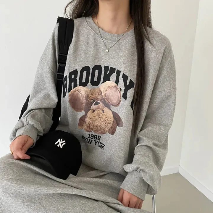 Japanisches Herbst-Winter-Frühlings-Langarm-Dünnes Kleid Damen Fleece-Oberteil Mittellanger Trendiger Rock Übergröße Lässiges Langes Kleid – Detail 13