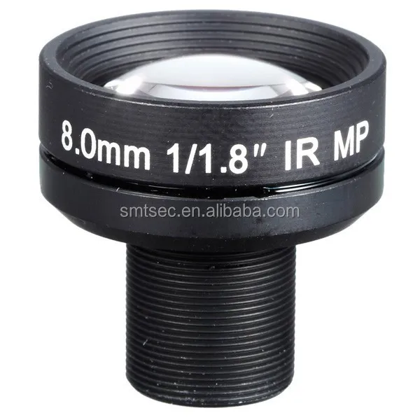 

SMTSEC OEM SL-HD5518BMP 50 Degree M12*0.5 8mm F1.8 1/1.8" CCTV Video Security Camera Lens Guangdong