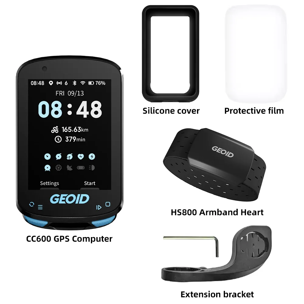 Geoid CC600 Bike Computer GPS Cycling Odometer