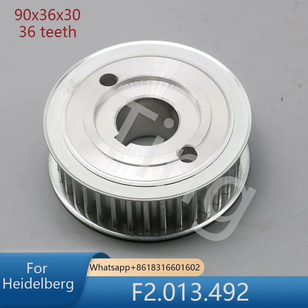 F2.013.492 90x36x30x36 Teeth Suitable for Heidelberg Printing Machine Belt Pulley