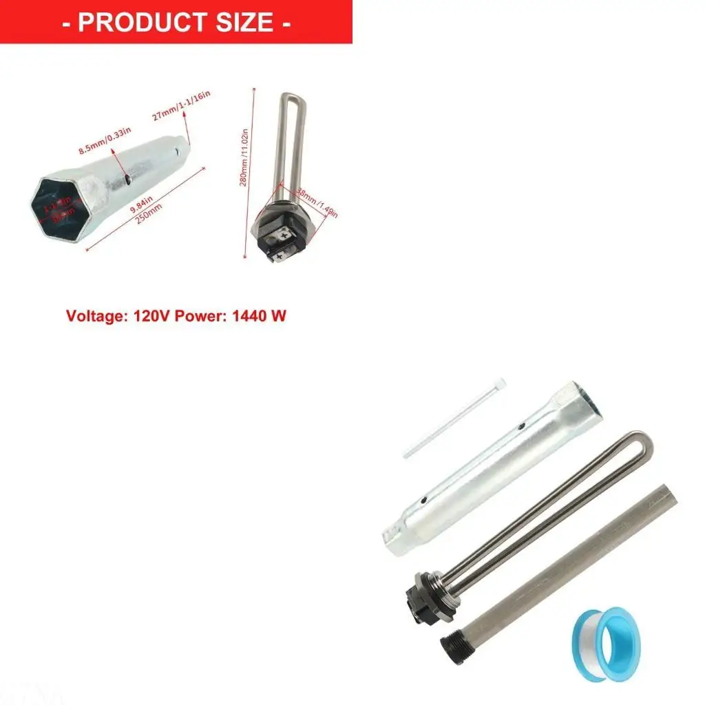 

G7NA Campers Water Heater Replacement Bundle 520900 520789 with Anode Rod and Corrosion Resistant Sleeve