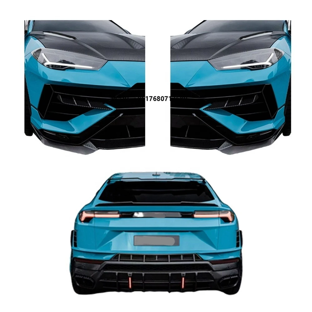 New High Auto Accessories Bumper Kit for Urus F Car Parts Upgrade Front Lip Rear Spoiler Side Skirt Diffuser Hood