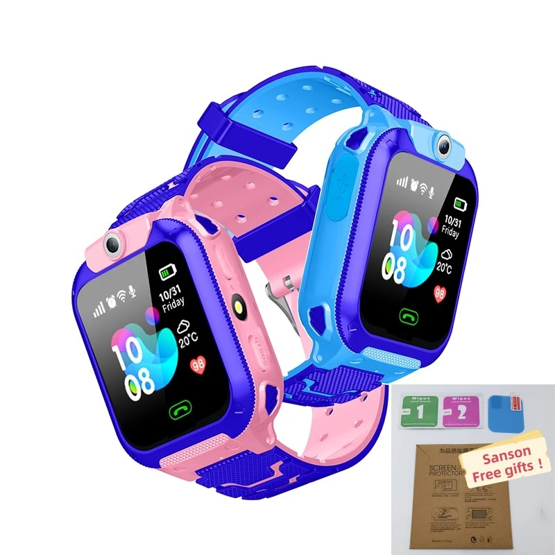 Kids Smart Watch for Children Real Time Positioning Sim Card SOS Phone Call Waterproof Video Call Safety Footprint Tracker Q12