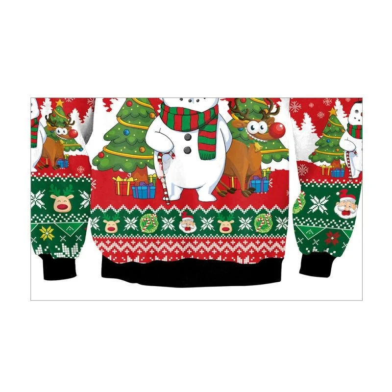 Grappige lelijke Cisas trui ex mannen vrouwen Cisas sweatshirt lange Sve polyester vezel rechte snit Koreaanse Sle