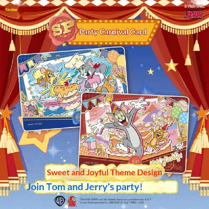 الكرتون تحصيل لعبة ببطاقات ورقية SE أصيلة القط والفأر الثنائي الديناميكي مجموعة متنوعة من المسابقين الفرح أنيمي تحت عنوان بطاقات التداول #4