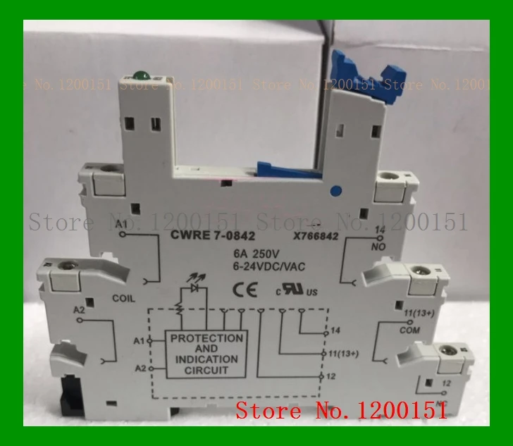 CWRE 7-0842 HF41F-024-ZS 6A 24VDC 6.3MM