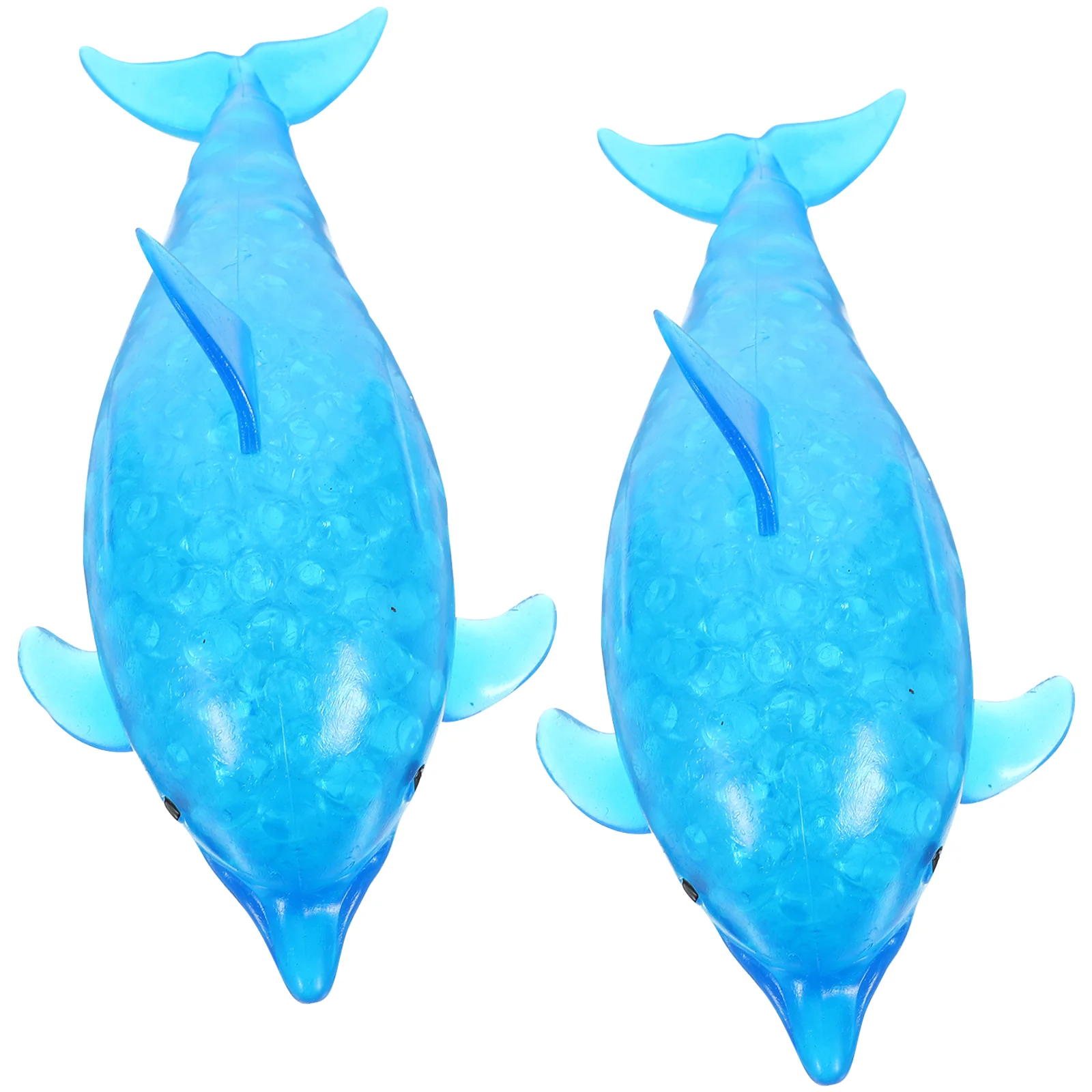 

2 Pcs Dolphin Toys Squeeze Small for Kids Prizes Tiny Elastic Stress Party Favors