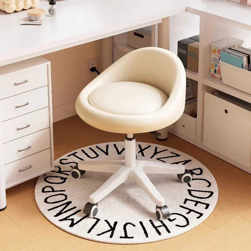 

Makeup Stool Female Bedroom Dressing Table Chair Backrest Home Rotating Nail Makeup Chair Ottoman Кресло Meble Home Furniture